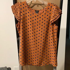 Ann Taylor cap sleeve blouse